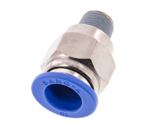 Racor de 10mm x R1/8'' con rosca macho Latón/PA 66 NBR [2 Piezas]
