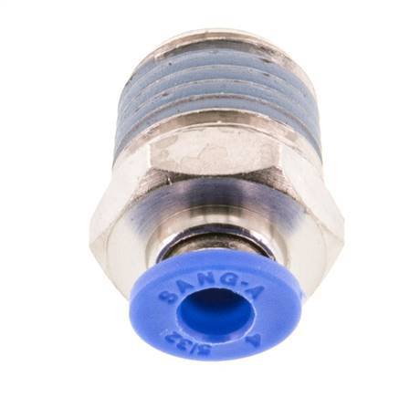 Racor de 4mm x R1/4'' con rosca macho latón/PA 66 NBR [5 piezas]
