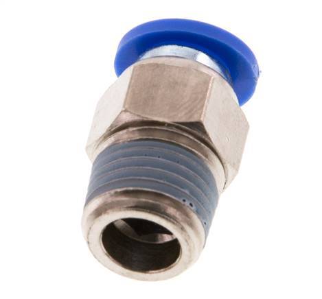 Racor de 8mm x R1/4'' con rosca macho Latón/PA 66 NBR [5 Piezas]
