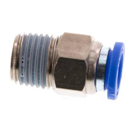 Racor de 8mm x R1/4'' con rosca macho Latón/PA 66 NBR [5 Piezas]