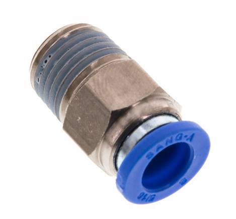 Racor de 8mm x R1/4'' con rosca macho Latón/PA 66 NBR [5 Piezas]