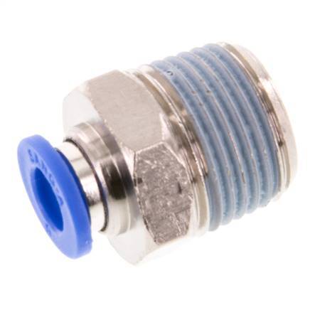 Racor de 6mm x R3/8'' con rosca macho Latón/PA 66 NBR [5 piezas]