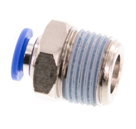 Racor de 6mm x R3/8'' con rosca macho Latón/PA 66 NBR [5 piezas]