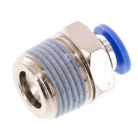 Racor de 6mm x R3/8'' con rosca macho Latón/PA 66 NBR [5 piezas]
