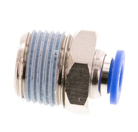 Racor de 6mm x R3/8'' con rosca macho Latón/PA 66 NBR [5 piezas]