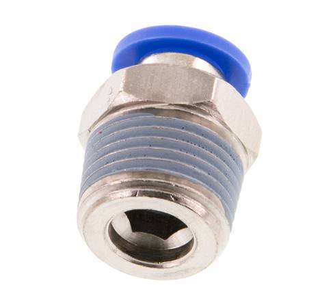Racor de 8mm x R3/8'' con rosca macho Latón/PA 66 NBR [5 Piezas]