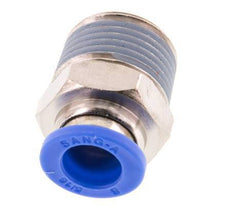 Racor de 8mm x R3/8'' con rosca macho Latón/PA 66 NBR [5 Piezas]