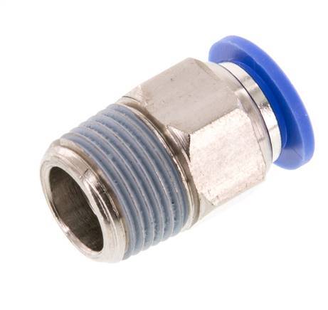Racor 10mm x R3/8'' con rosca macho Latón/PA 66 NBR [2 piezas]