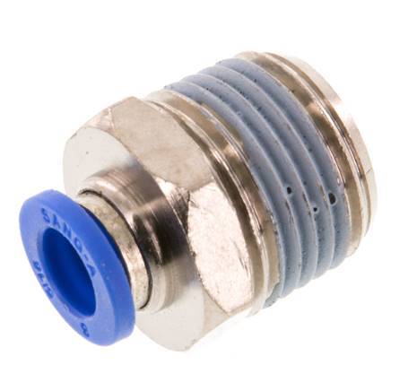 Racor de 8mm x R1/2'' con rosca macho latón/PA 66 NBR [2 piezas]