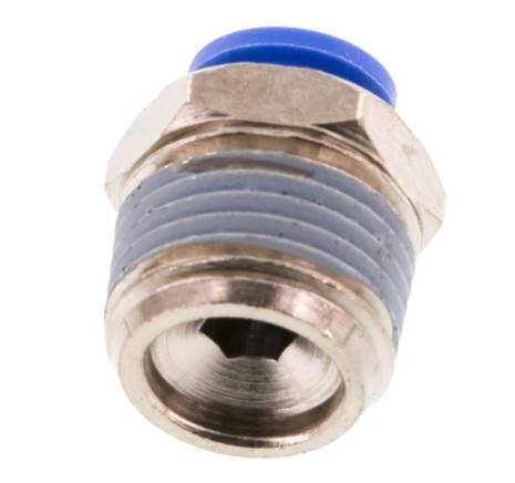 Racor de 8mm x R1/2'' con rosca macho latón/PA 66 NBR [2 piezas]