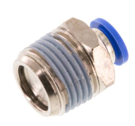 Racor de 8mm x R1/2'' con rosca macho latón/PA 66 NBR [2 piezas]