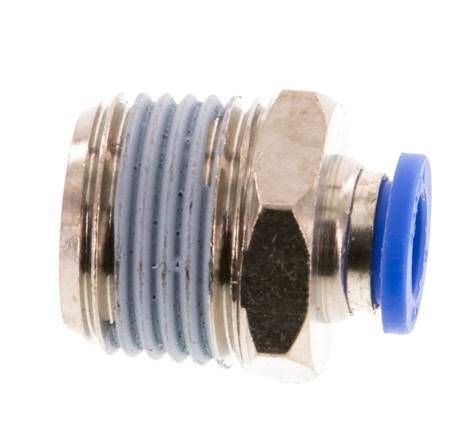 Racor de 8mm x R1/2'' con rosca macho latón/PA 66 NBR [2 piezas]