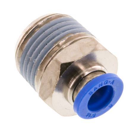 Racor de 8mm x R1/2'' con rosca macho latón/PA 66 NBR [2 piezas]