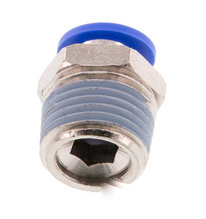 Racor de 10mm x R1/2'' con rosca macho Latón/PA 66 NBR [2 Piezas]
