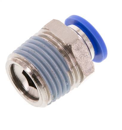 Racor de 10mm x R1/2'' con rosca macho Latón/PA 66 NBR [2 Piezas]