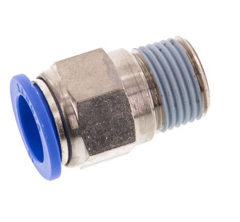 Racor de 16mm x R1/2'' con rosca macho Latón/PA 66 NBR