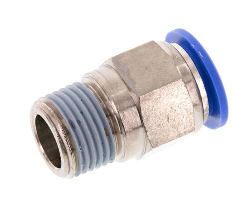 Racor de 16mm x R1/2'' con rosca macho Latón/PA 66 NBR