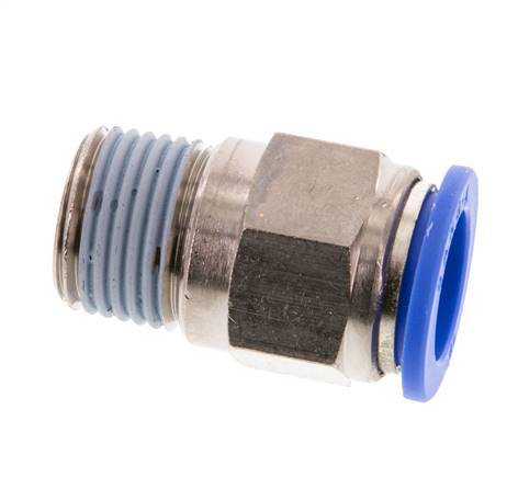 Racor de 16mm x R1/2'' con rosca macho Latón/PA 66 NBR