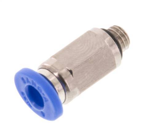 Racor de 4mm x M 5 con rosca macho Latón/PA 66 NBR [5 Piezas]