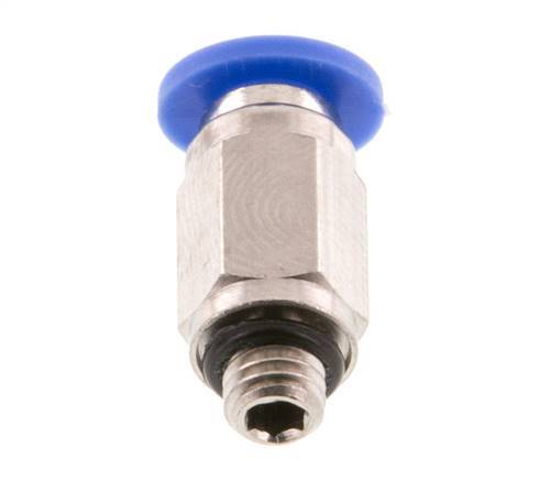Racor de 4mm x M 5 con rosca macho Latón/PA 66 NBR [5 Piezas]