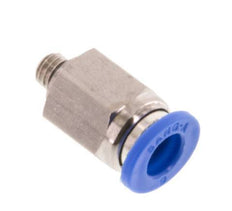 Racor rápido 6mm x M 5 con rosca macho Latón/PA 66 NBR [5 piezas]