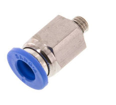 Racor rápido 6mm x M 5 con rosca macho Latón/PA 66 NBR [5 piezas]