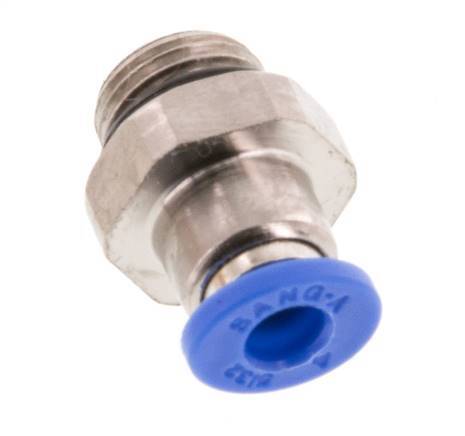 Racor de 4mm x G1/8'' con rosca macho Latón/PA 66 NBR [5 piezas]