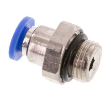 Racor de 4mm x G1/8'' con rosca macho Latón/PA 66 NBR [5 piezas]