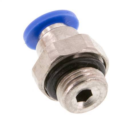 Racor de 4mm x G1/8'' con rosca macho Latón/PA 66 NBR [5 piezas]