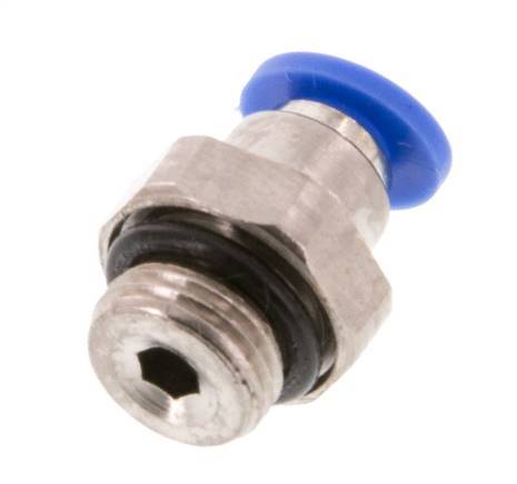 Racor de 4mm x G1/8'' con rosca macho Latón/PA 66 NBR [5 piezas]
