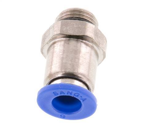 Racor de 6mm x G1/8'' con rosca macho Latón/PA 66 NBR [5 Piezas]