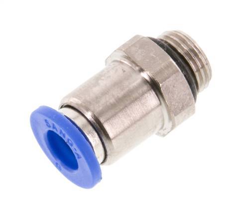 Racor de 6mm x G1/8'' con rosca macho Latón/PA 66 NBR [5 Piezas]