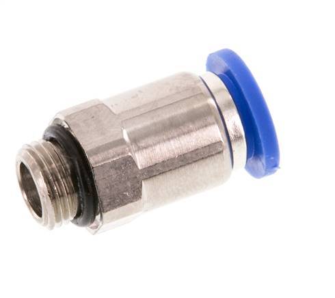 Racor de 8mm x G1/8'' con rosca macho Latón/PA 66 NBR [5 piezas]