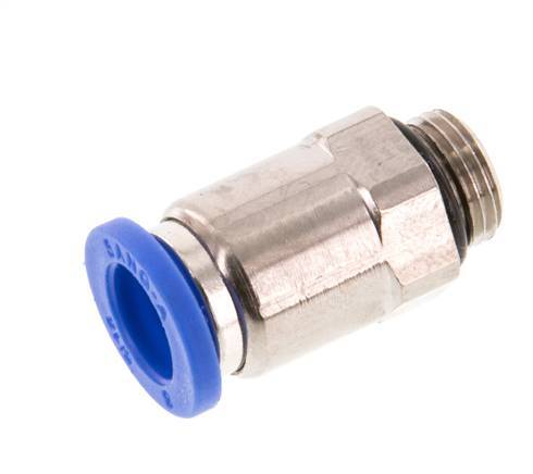 Racor de 8mm x G1/8'' con rosca macho Latón/PA 66 NBR [5 piezas]