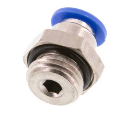 Racor de 6mm x G1/4'' con rosca macho Latón/PA 66 NBR [5 piezas]