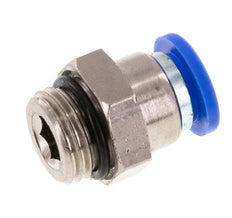 Racor de 8mm x G1/4'' con rosca macho latón/PA 66 NBR [5 piezas]