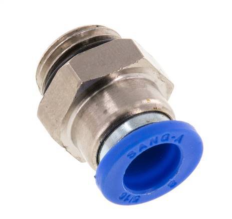 Racor de 8mm x G1/4'' con rosca macho latón/PA 66 NBR [5 piezas]