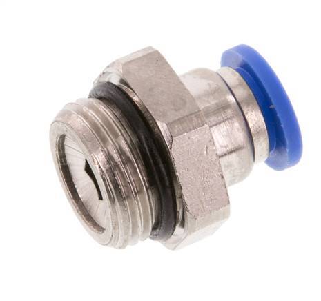 Racor de 8mm x G3/8'' con rosca macho Latón/PA 66 NBR [5 Piezas]