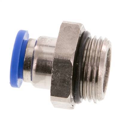Racor de 8mm x G3/8'' con rosca macho Latón/PA 66 NBR [5 Piezas]