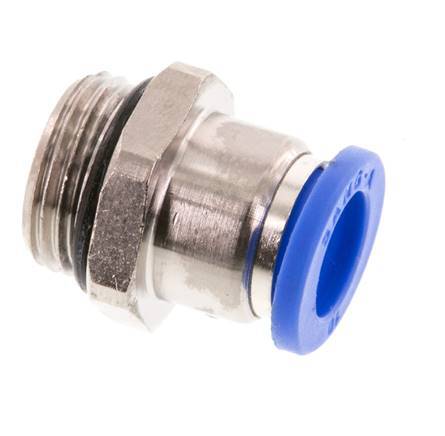 Racor 10mm x G3/8'' con rosca macho Latón/PA 66 NBR [2 piezas]