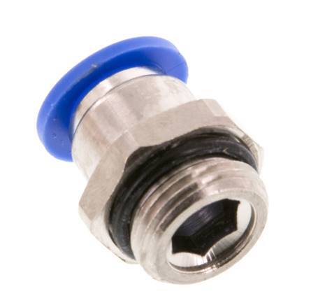 Racor 10mm x G3/8'' con rosca macho Latón/PA 66 NBR [2 piezas]