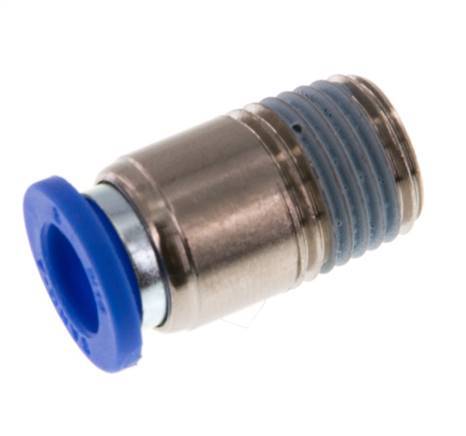 Racor rápido de 8mm x R1/4'' con rosca macho latón/PA 66 NBR hexágono interior [5 piezas]