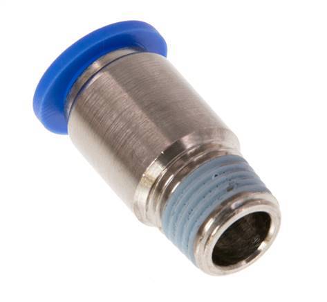 Racor rápido de 10mm x R1/4'' con rosca macho latón/PA 66 NBR hexágono interior [2 piezas]