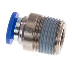 Racor rápido de 8mm x R3/8'' con rosca macho latón/PA 66 NBR hexágono interior [2 piezas]