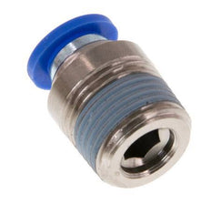 Racor rápido de 8mm x R3/8'' con rosca macho latón/PA 66 NBR hexágono interior [2 piezas]