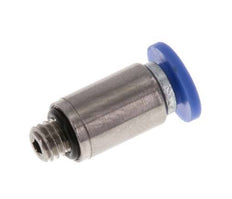 Racor rápido de 3 mm x M 5 con rosca macho Latón/PA 66 NBR Hexágono interior [5 piezas]
