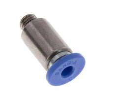 Racor rápido de 3 mm x M 5 con rosca macho Latón/PA 66 NBR Hexágono interior [5 piezas]