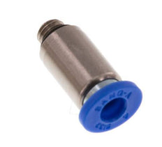 Racor rápido de 4mm x M 5 con rosca macho Latón/PA 66 NBR Hexágono interior [5 piezas]