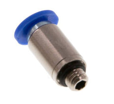 Racor rápido de 4mm x M 5 con rosca macho Latón/PA 66 NBR Hexágono interior [5 piezas]