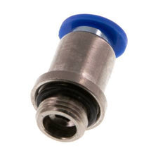Racor rápido de 6mm x G1/8'' con rosca macho latón/PA 66 NBR hexágono interior [5 piezas]